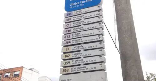 PARADERO SITP CLINICA EUSALUD  353A00